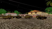 Anfibio GMC DUKW 6x6 de la segunda guerra mundial pintura 3 Reemplaza VORTEX